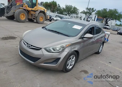 2014 Hyundai Elantra Se/Sport/Limited from USA, damaged, VIN 5NPDH4AE4EH480632